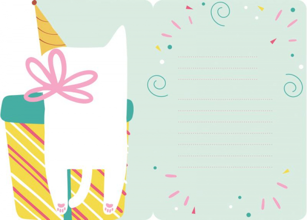 31622 Grußkarte Fun-Cut Hooray